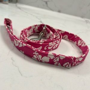 Pink Floral Print Dog Leash